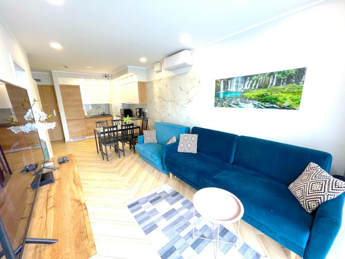 Apartament Superior Blue Przy Plazy- Free Pool, Saunas, Jacuzzi, Fitness, Salzgrotte Kolobrzeg Ngoại thất bức ảnh