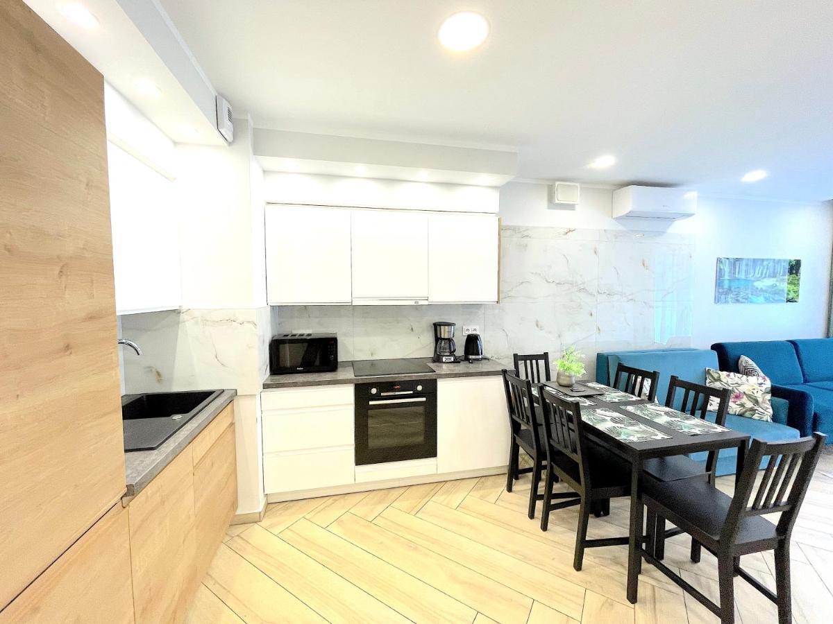 Apartament Superior Blue Przy Plazy- Free Pool, Saunas, Jacuzzi, Fitness, Salzgrotte Kolobrzeg Ngoại thất bức ảnh