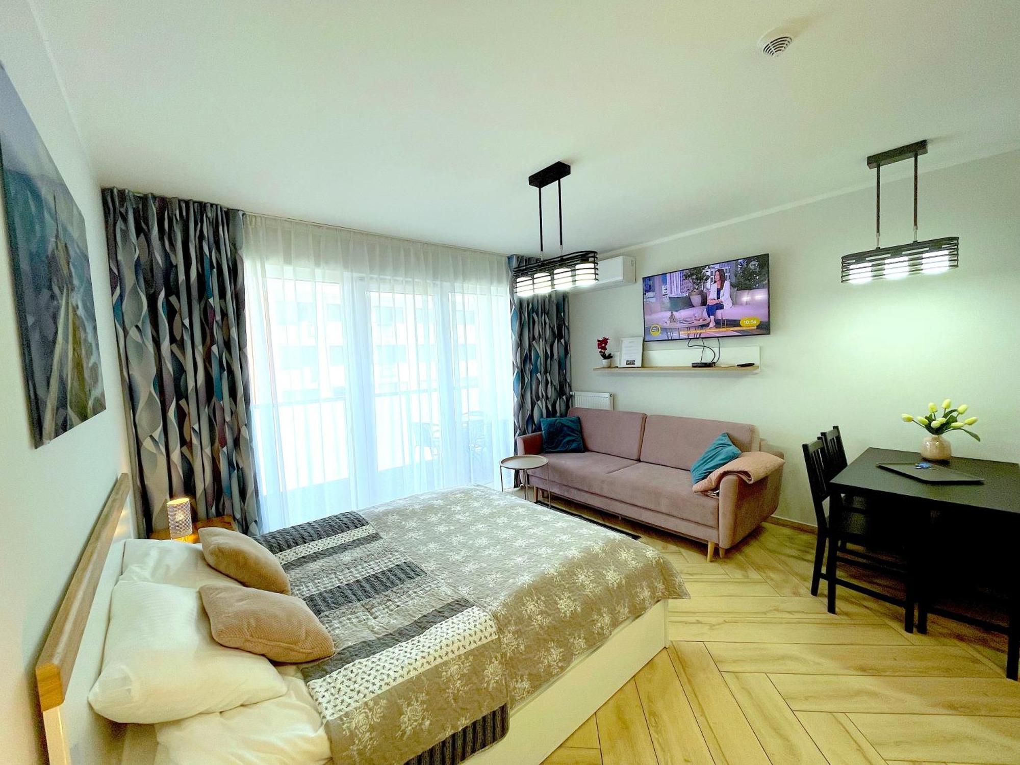 Apartament Superior Blue Przy Plazy- Free Pool, Saunas, Jacuzzi, Fitness, Salzgrotte Kolobrzeg Ngoại thất bức ảnh